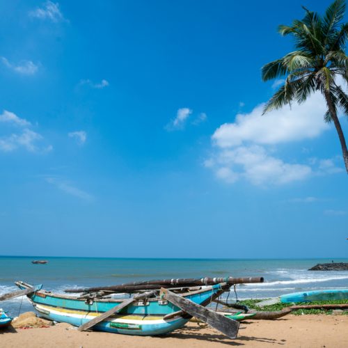Fishing,Boat,At,Negombo,Beach,,Negombo,,South,Coast,,Sri,Lanka